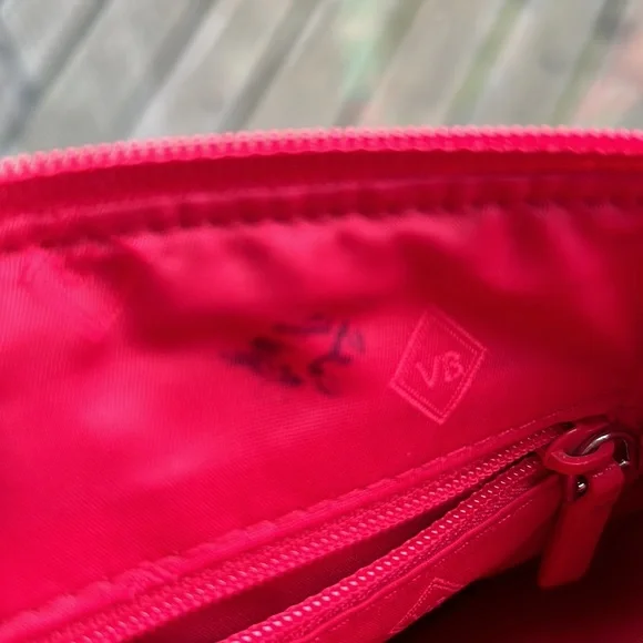 Vera Bradley Rumba Flowers Print Shoulder Little Crossbody Purse Red Quilted - Picture 15 of 15